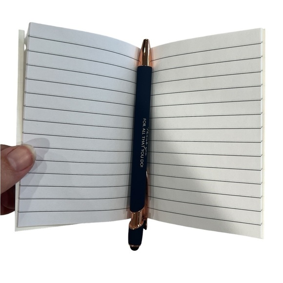 Thank you gift Engraved Appreciation Set Book and Pen | For All you Do - Picture 3 of 7